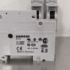 3 Pack Siemens 5SX21 C2 Miniature Circuit Breaker 2A 230/400VAC 1 Pole - Image 3