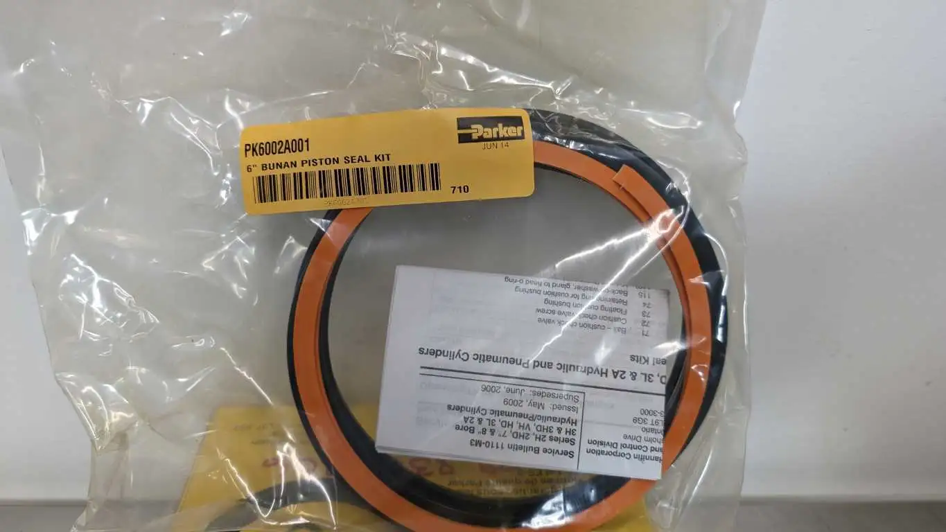 Parker PK6002A001 6" Bunan Piston Seal Kit - Image 2