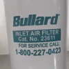 3 Pack Bullard 23611 Inlet Air Filter 2 New in Bag 1 Open - Image 4