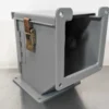 Hoffman F44LE9C Wireway Fitting 18360 4" x 4" Lay-in 90 Degree Elbow 2 Door NIB - Image 2