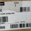 Hoffman F44LE9C Wireway Fitting 18360 4" x 4" Lay-in 90 Degree Elbow 2 Door NIB - Image 5