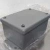 SCE Saginaw Control & Engineering SCE-604SC Electrical Enclosure 285722 6" x 4" x 3" Grey - Image 3