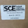 SCE Saginaw Control & Engineering SCE-604SC Electrical Enclosure 285722 6" x 4" x 3" Grey - Image 6