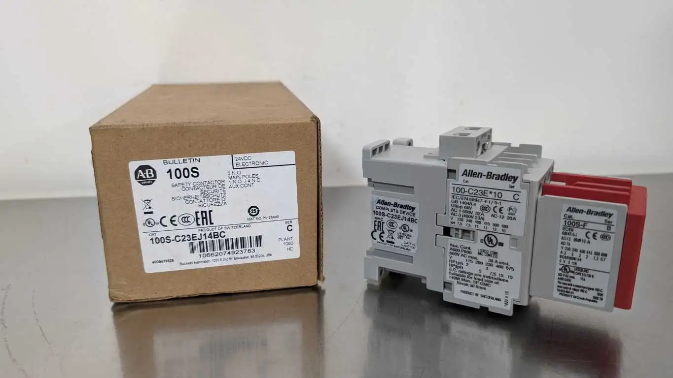Allen-Bradley 100S-C23EJ14BC Safety Contactor PN-28445 Ser C 24VDC - Image 2