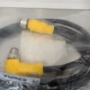 Turck E-RKS 8T-930-1-WSS 8T Cordset U-10765 60VAC/75VDC 2A max Straight Female to Right Angle Male - Image 2