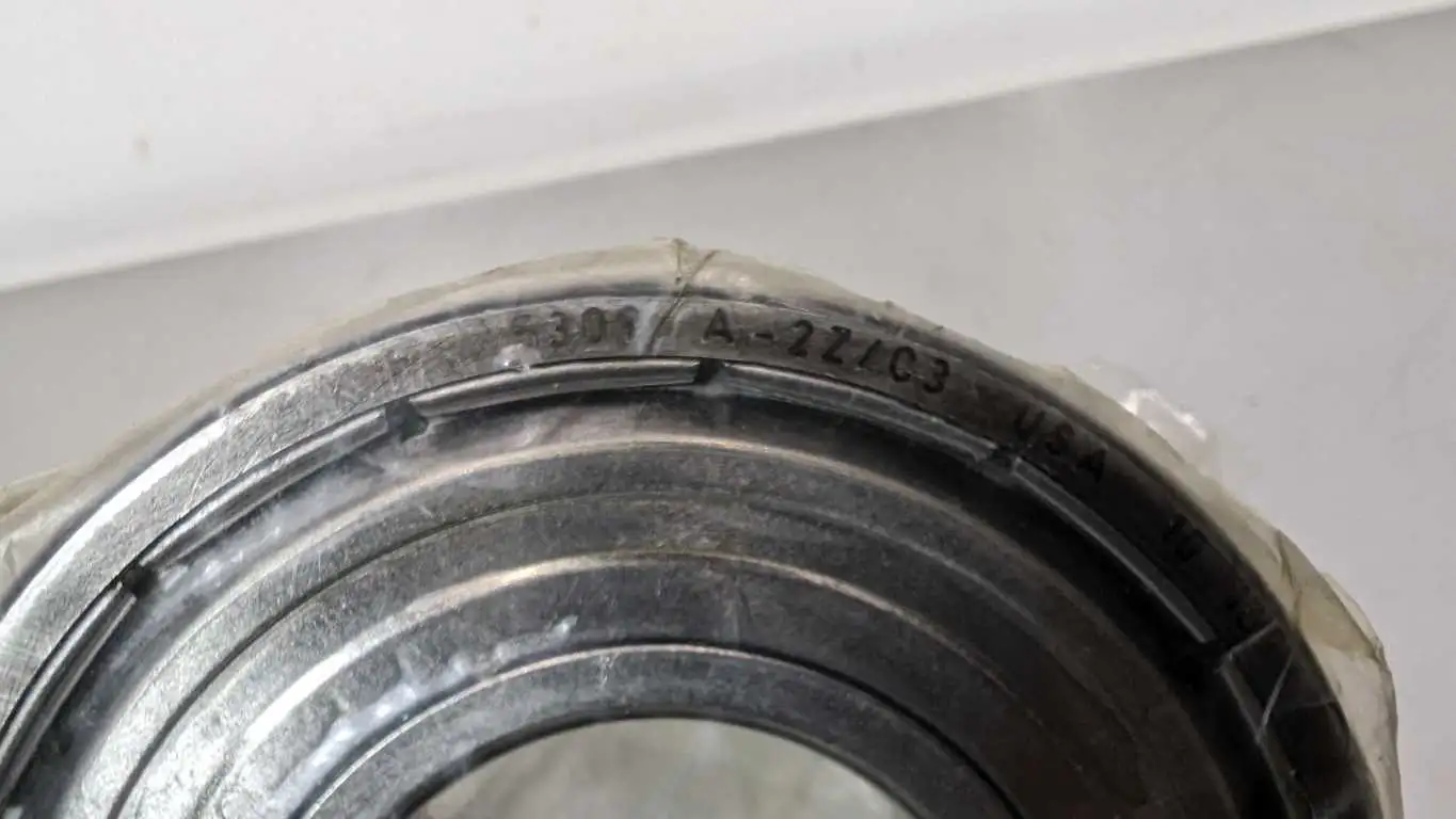 SKF 5309 A-2Z/C3 Double Row Angular Contact Bearing Replaces 3309 A-2Z/C3 45mm ID 100mm OD 39.7mm Wide 30° - Image 4