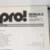 Pro! Volume 6 Number 4 September 23, 1973 Houston Oilers vs Cincinnati Bengals Program - Image 2