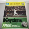 MLB San Francisco Giants vs Cincinnati Reds 1973 Scorebook
