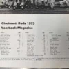 MLB Cincinnati Reds Western Division and National League Champions 1973 Yearbook - Image 2