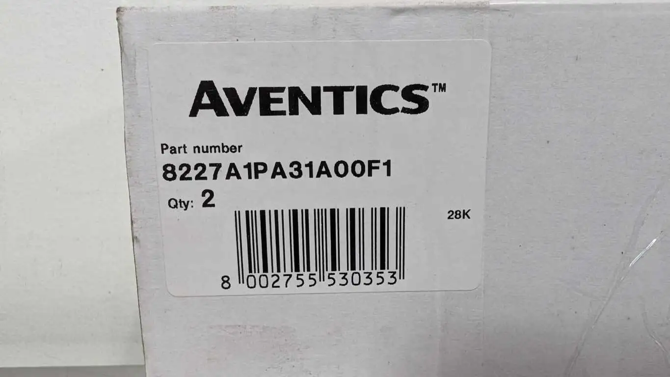 2 Pack Aventics 8227A1PA31A00F1 Pneumatic Valve M200718A00 24VDC 24VDC - Image 4