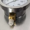 McDaniel Controls 4" Brass 1/2" NPT Gauge 0-60 "WC with 3-1/2" Diameter Dial Face - Image 3