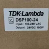 TDK-Lambda DSP100-24 Power Supply 2200mA 100-240VAC 2200mA 24VDC - Image 4