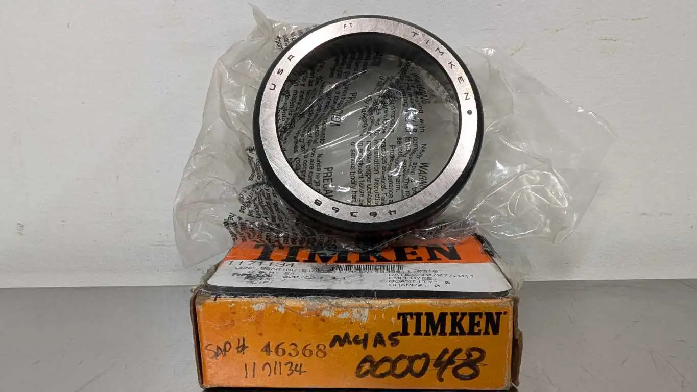 Timken 46368 Taper Roller Bearing Cup 3.6875″ ID 1.0313″ Wide