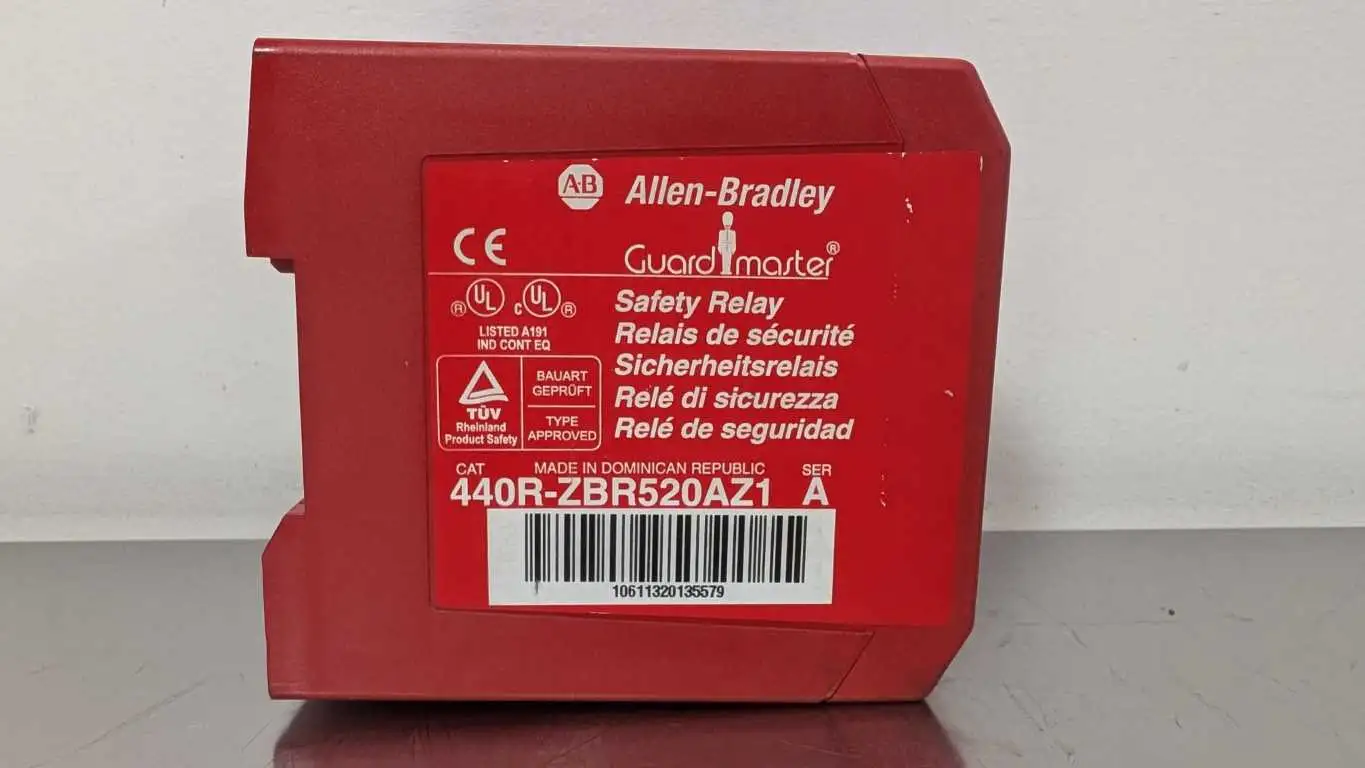 Allen-Bradley 440R-ZBR520AZ1 Safety Relay Ser A 25 ms 120VAC, 24VDC Guardmaster - Image 3
