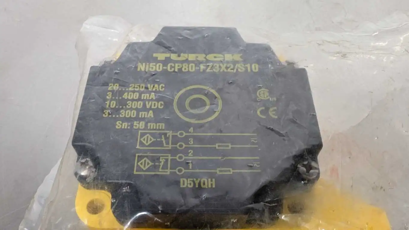Turck Ni50-CP80-FZ3X2/S10 Inductive Sensor 13416 50mm - Image 2