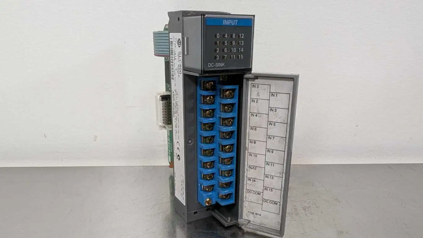 Allen-Bradley 1746-IB16/C Input Module SLC500 Ser C 16-Point 10-30VDC