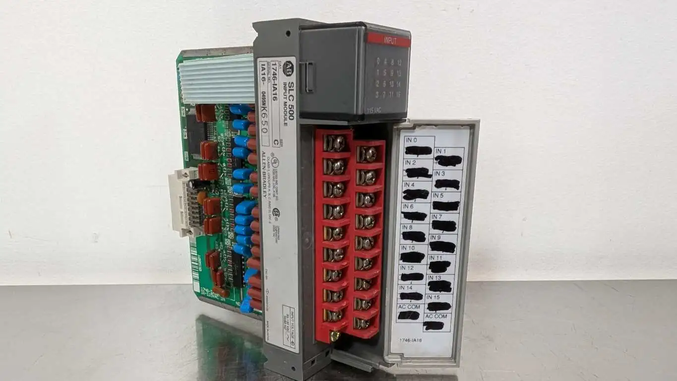 Allen-Bradley 1746-IA16/C Input Module SLC500 Ser C 16-Point 85-132VAC