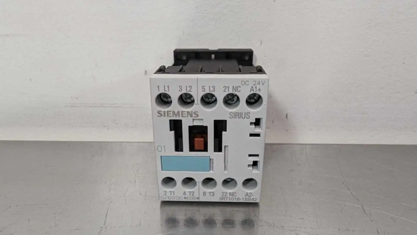 Siemens 3RT1016-1BB42 Contactor 1NC 24VDC Coil 9A