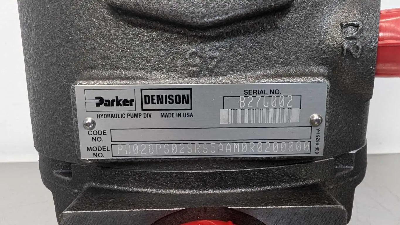 Parker PD028PS02SRS5AAM0R0200000 Hydraulic Axial Piston Pump Denison - Image 6