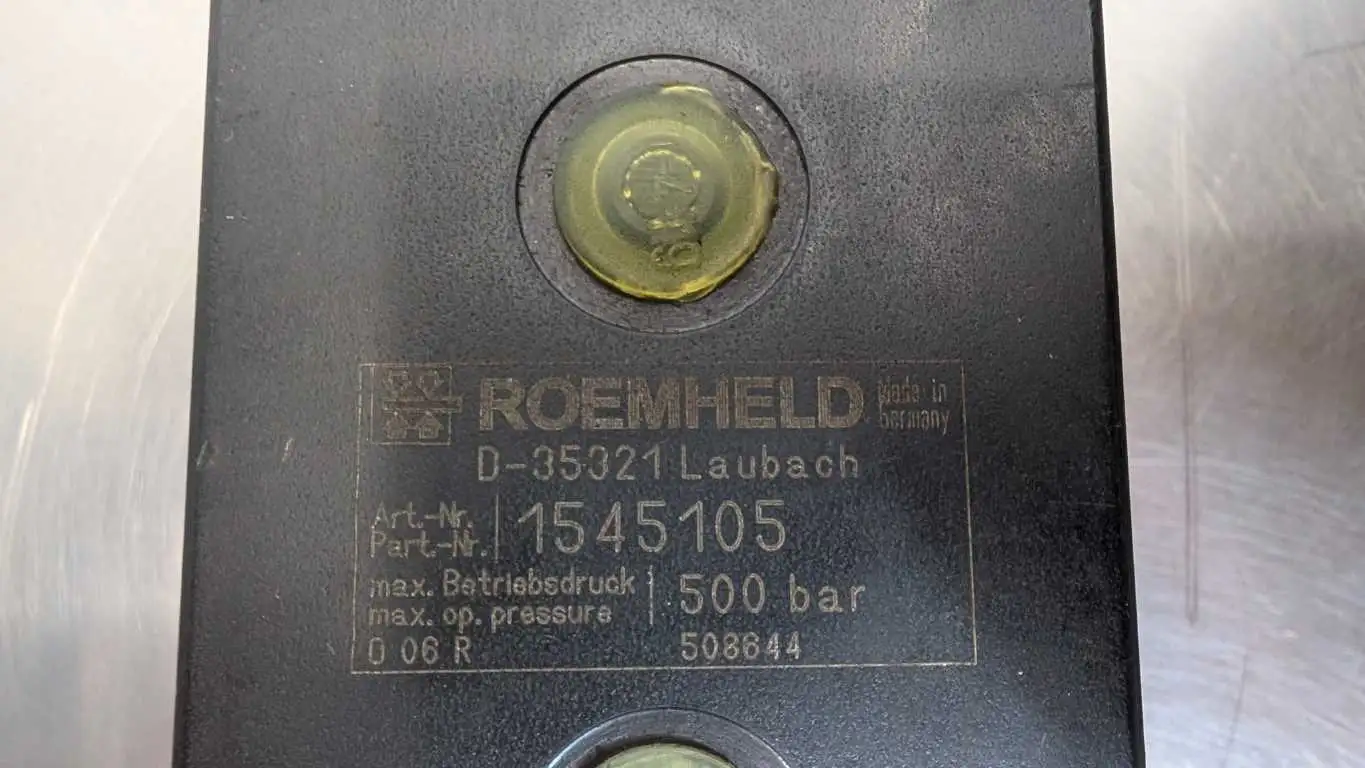 Roemheld 1545-105 Double Acting Block Cylinder 1545105 - Image 4
