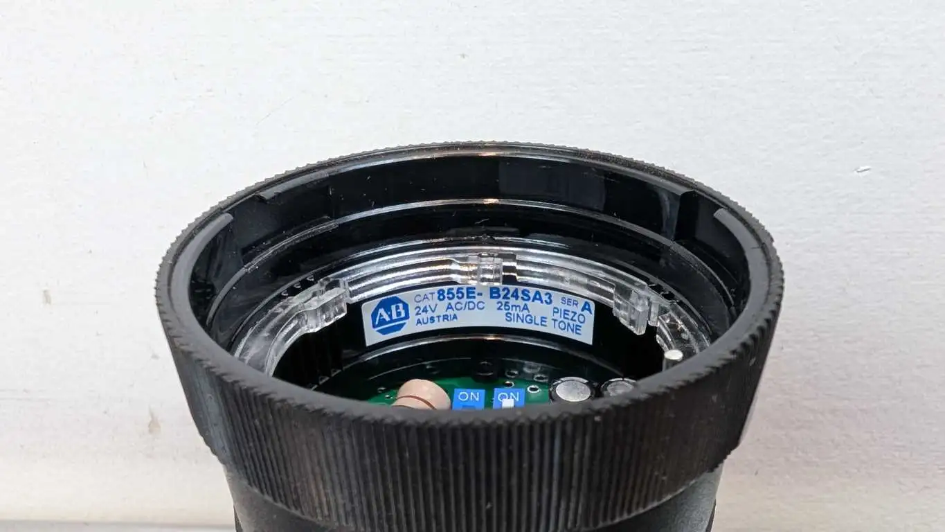Allen-Bradley 855E-B24SA3 Single Tone Horn Ser A Black 24V AC/DC 25mA - Image 4