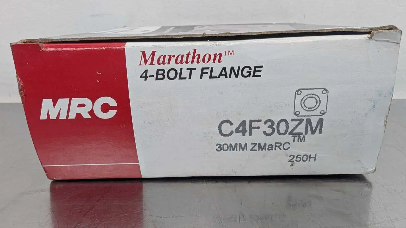 MRC C4F30ZM 4-Bolt Flange Mount Bearing Marathon Composite 30mm ID - Image 4