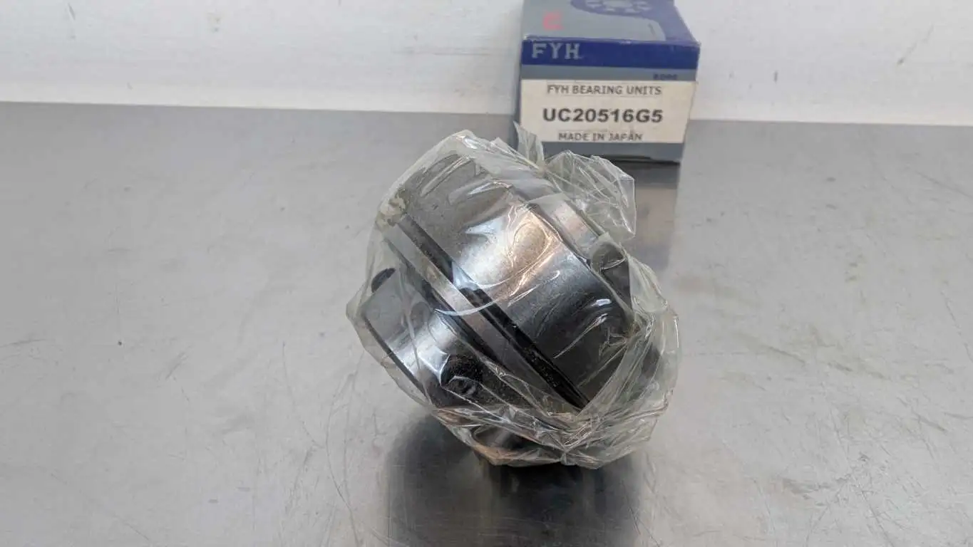 FYH UC20516G5 Insert Ball Bearing 1" ID 2" OD 1.34" Wide - Image 3