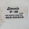 Simonds SP-008 Hand Operated Power Pack Squeeze Pliers 80 PSI - Image 6