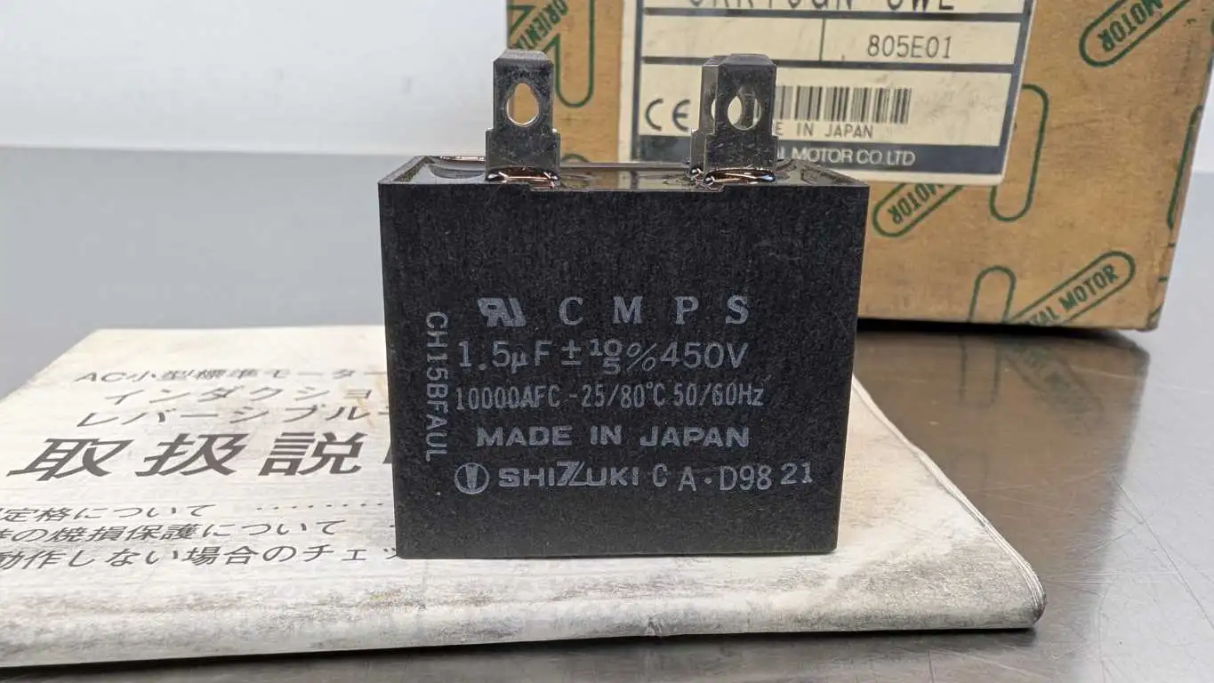 Oriental Motor 3RK15GN-CWE Reversible Motor 1/50HP 10/12 RPM 200-230VAC 15W - Image 5