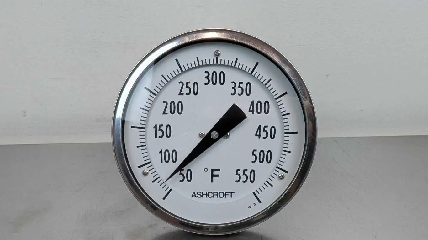 Ashcroft 50EI60E025-50/550F BI-METAL Thermometer 5″ 50-550°F