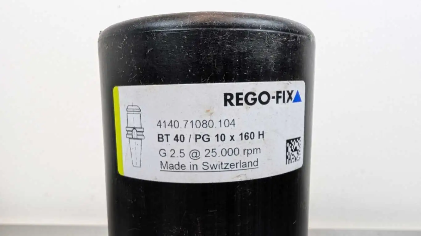 Rego-Fix BT 40 / PG 10 x 160 H Toolholder 414071080104 BT 40 25000 RPM - Image 5