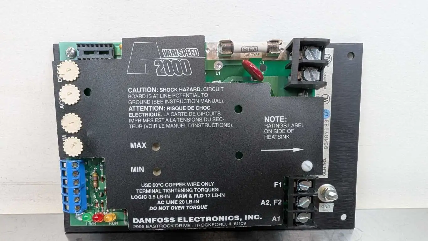 Danfoss A21101A000 DC Drive Board Varispeed A2000 1HP - Image 3