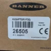 Banner K50APTGRYF2Q Touch Sensor 26505 3-Input-Color 8-Pin M12 Green Red Yellow - Image 5