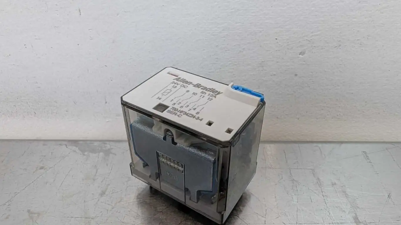 Allen-Bradley 700-HF34Z24-3-4 Relay Ser C 24VDC Coil 14-Pin 277/240/120VAC 12A - Image 2