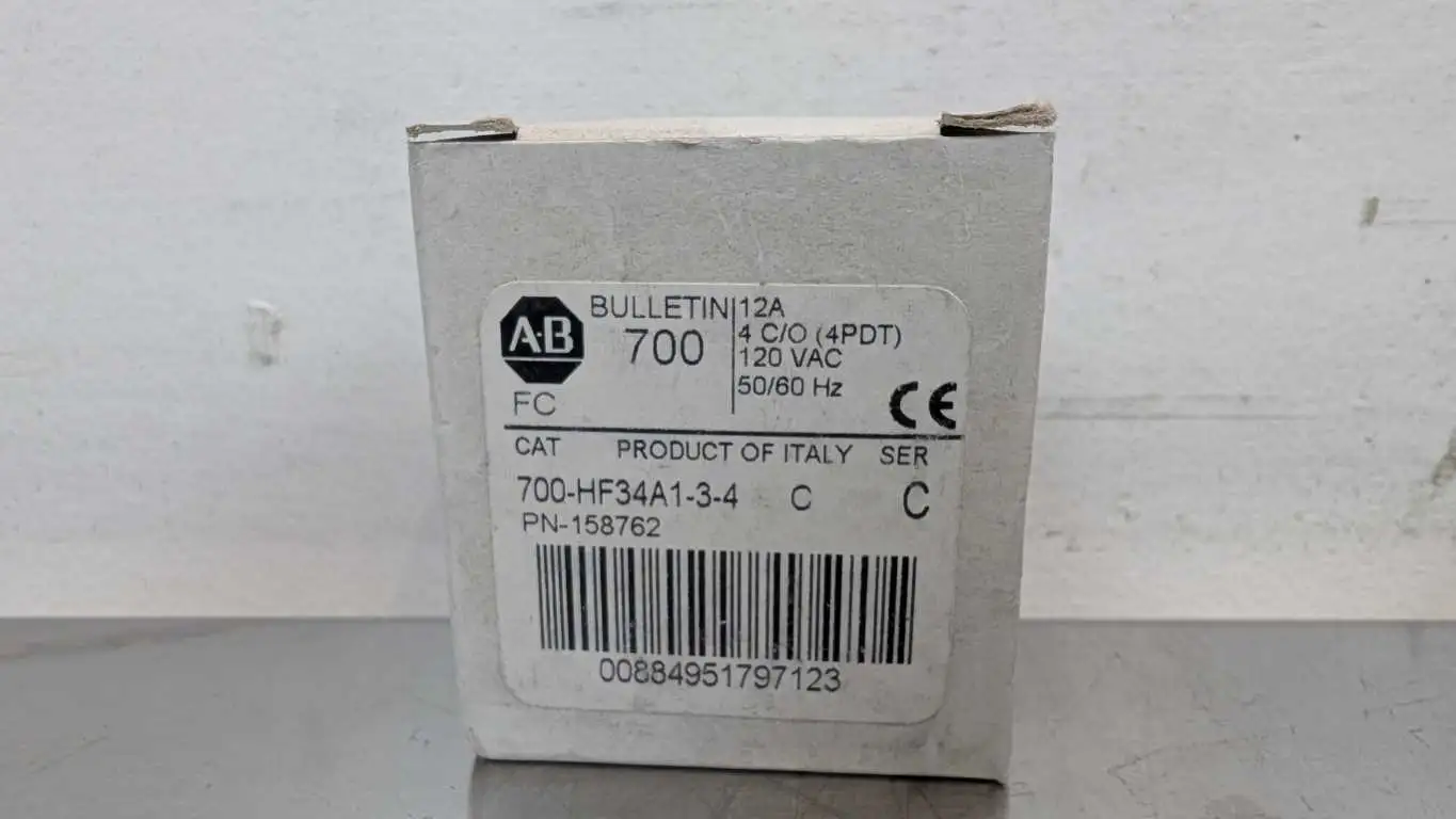 Allen-Bradley 700-HF34A1-3-4 Relay Ser C 120VAC Coil 14-Pin 277/240/120VAC - Image 5