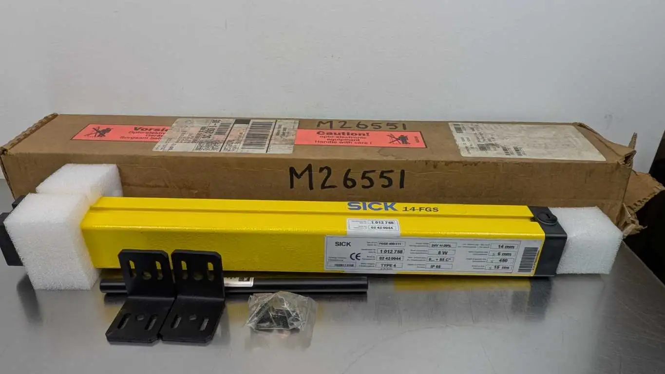 Sick FGSE 450-111 Light Curtain Receiver 1 012 758 450mm 24VDC 8W