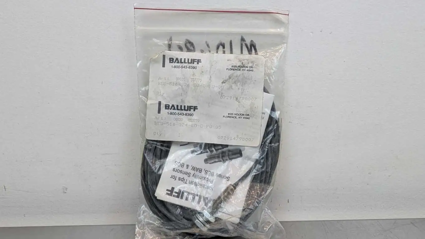 Balluff BES-516-324-EO-C-PU-05 Proximity Sensor BES00N6 1.5mm Ø 8 x 45mm
