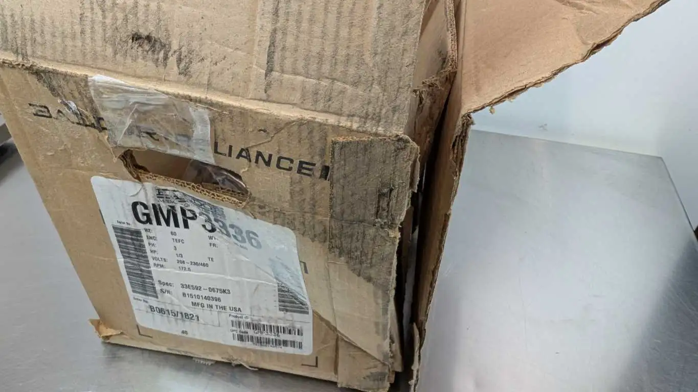 Baldor GMP3336 Gear Motor 1/3HP 10:1 172.5 RPM 208-230/460VAC 1.4-1.46/.74A - Image 4