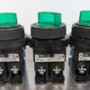 3 Pack Fuji AR30PL-2 E4 2 Position Selector Switch Green 30V 1W