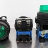 3 Pack Fuji AR30PL-2 E4 2 Position Selector Switch Green 30V 1W - Image 2