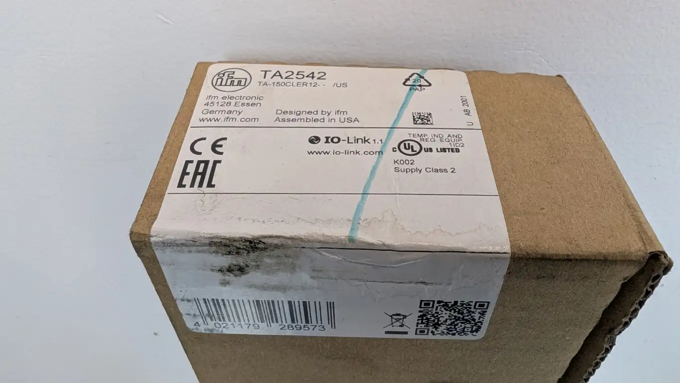 IFM Efector TA2542 Temperature Transmitter TA-150CLER12- - /US -50 - 200°C - Image 4