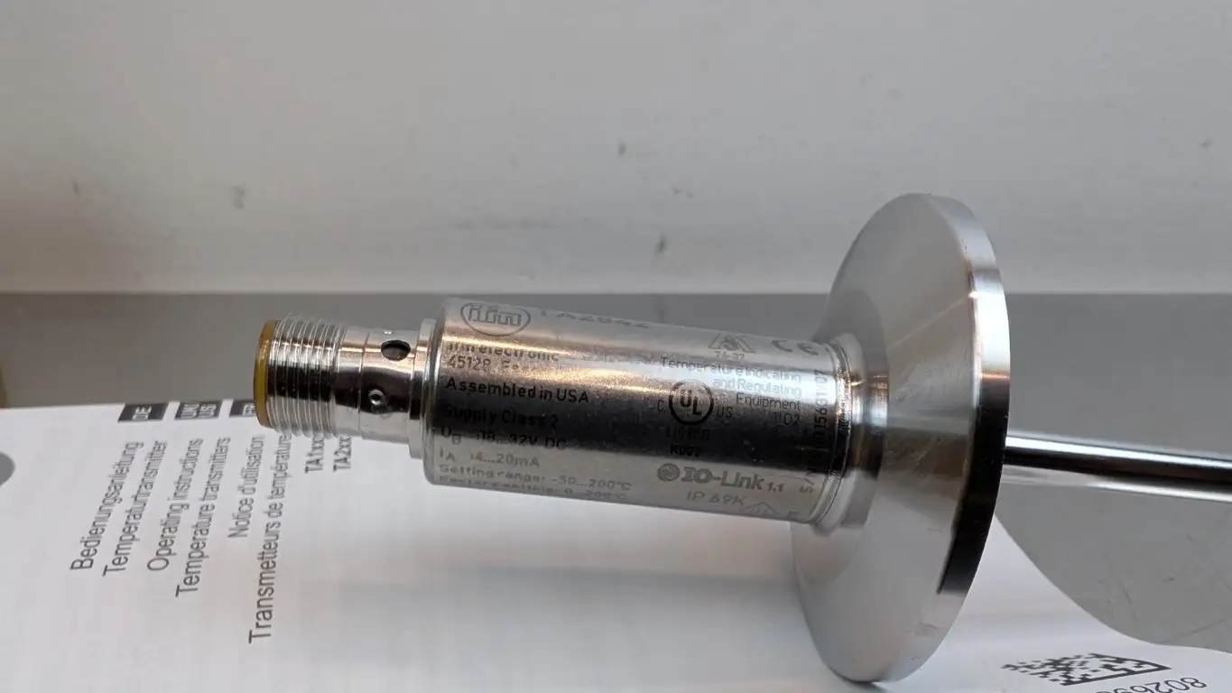 IFM Efector TA2842 Temperature Transmitter TA-150CLEC01- - /US -50 - 200°C - Image 4