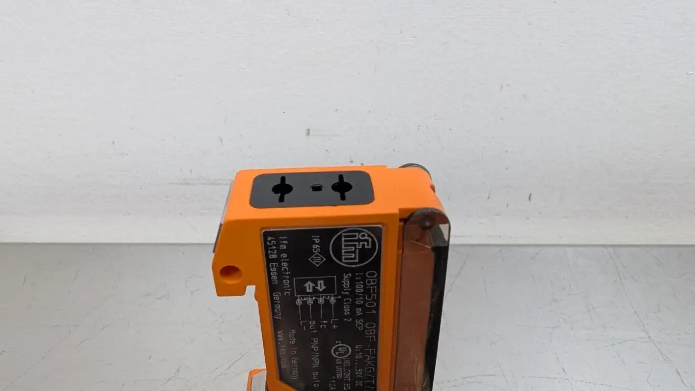 IFM Efector OBF501 Fiber Optic Amplifier OBF-FAKG/T/AS 10-30VDC 50mA - Image 4