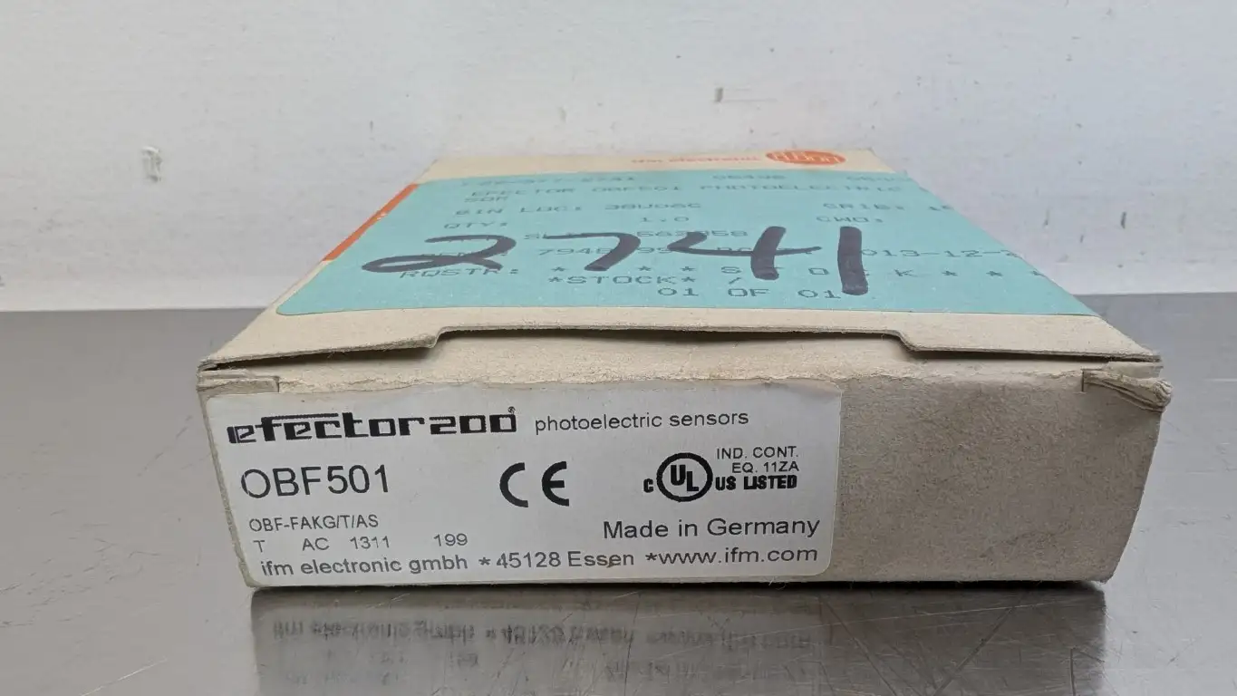 IFM Efector OBF501 Fiber Optic Amplifier OBF-FAKG/T/AS 10-30VDC 50mA - Image 5