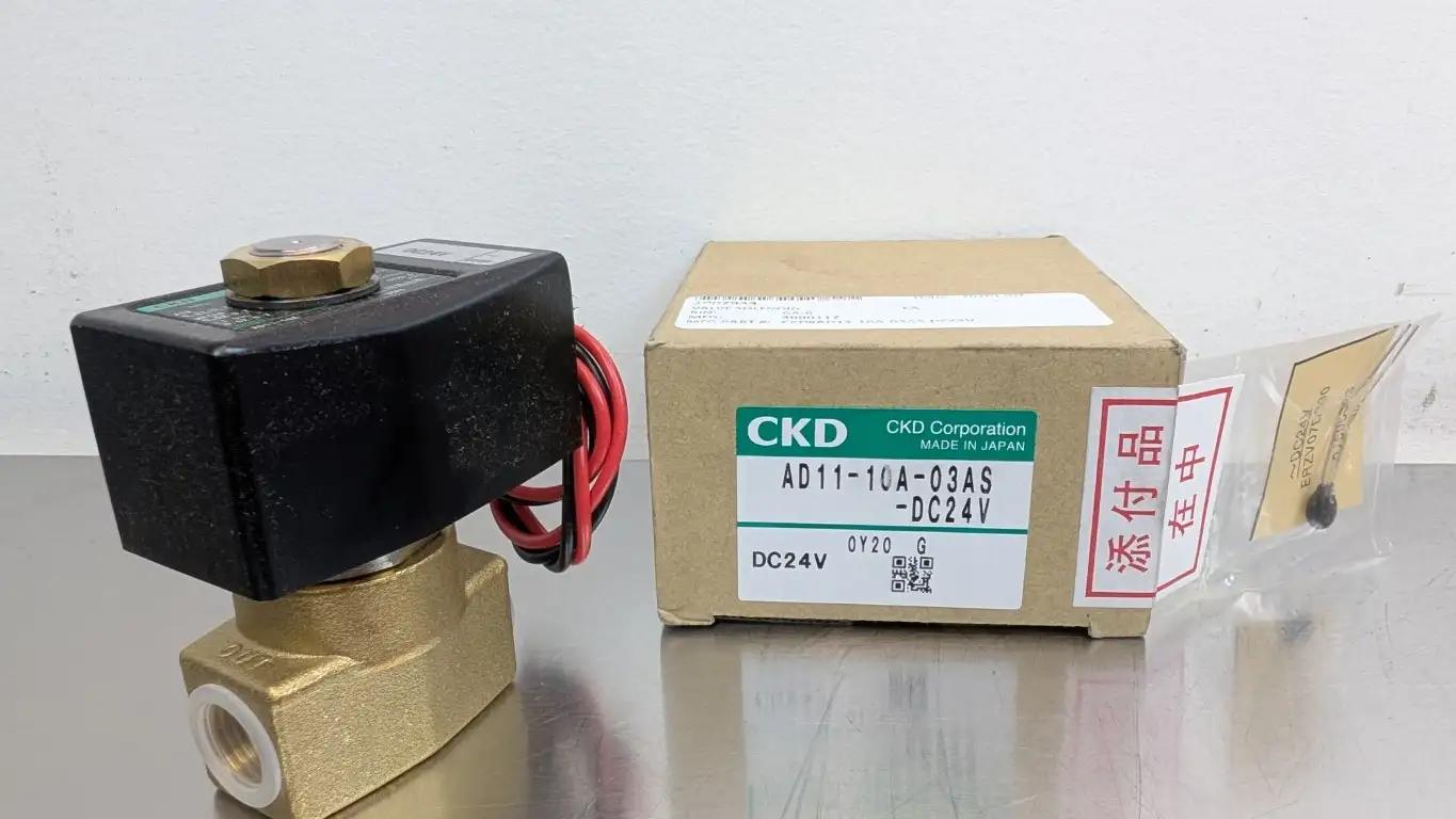 CKD AD11-10A-03AS Solenoid Valve 24VDC Coil