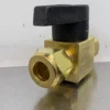 Parker 8Z-PR6-VT-B Brass Rotating Plug Valve 1/2" - Image 3