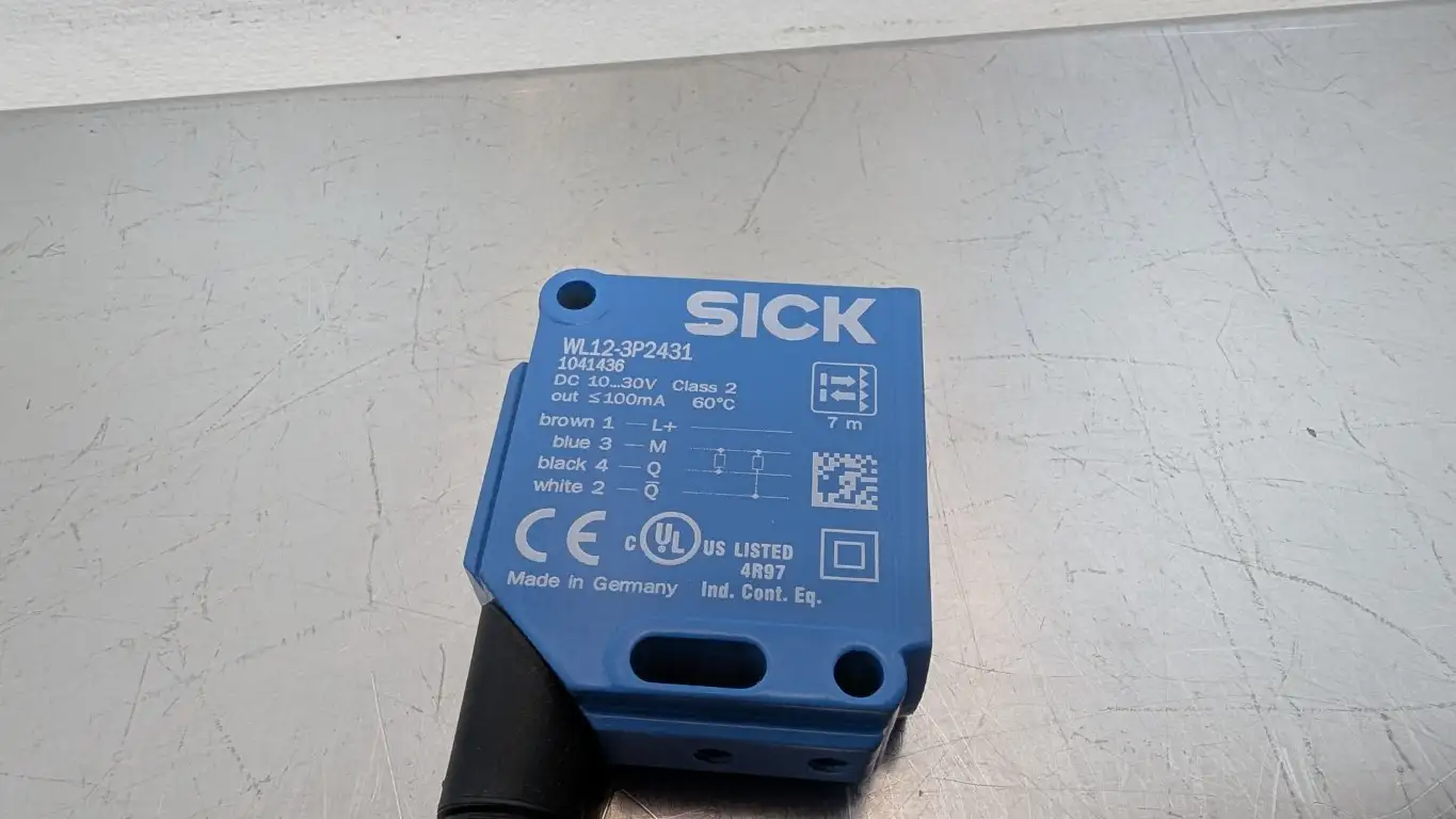 Sick WL12-3P2431 Photoelectric Retro-Reflective Sensor 1041436 0-7m Max 0-5m - Image 3