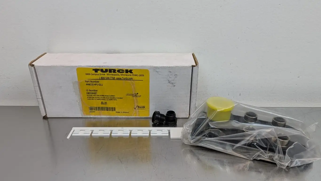 Turck 4MB12Z-4P2-CS12 Junction Box E8026487 4-Port M12 M23 eurofast