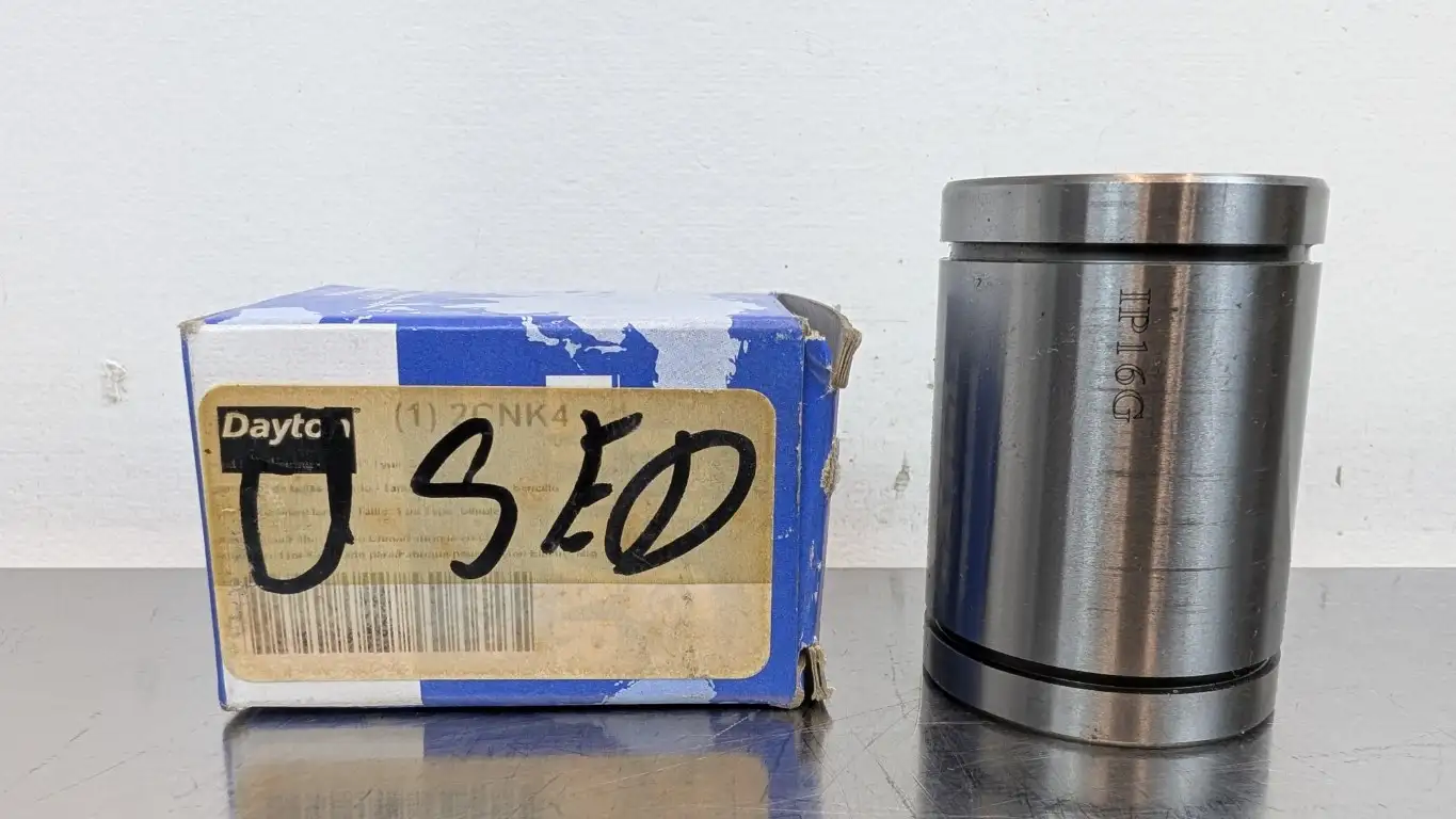 Dayton 2CNK4 Ball Bushing Bearing 1″ ID 1-5/8″ OD x 2-1/4″ Long PBC Linear