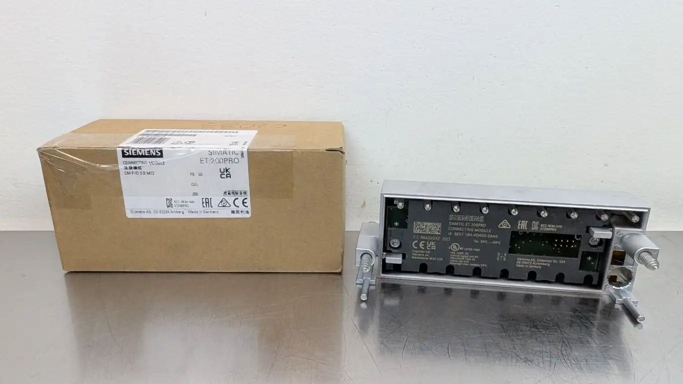 Siemens 6ES7 194-4DA00-0AA0 Connecting Module FM F-IO 2 X M12 SIMATIC ET 200PRO